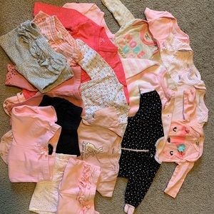 Lot of baby girl clothes 0-3 months